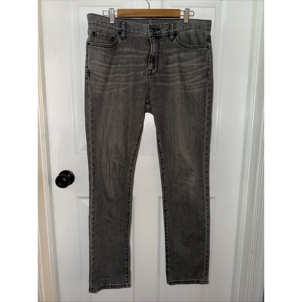 Outerknown Jeans Mens 34 Gray SEA Ambassador Slim Fit Organic Cotton